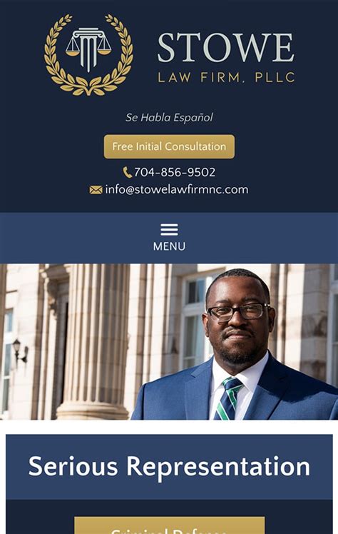 North Carolina Criminal Defense Attorney Website Design