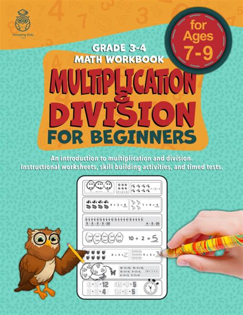 Grade 3 And Grade 4 Math Workbook Multiplication And Division For