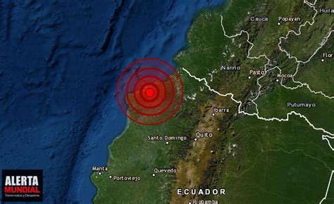 Un Potente Sismo Sacude Las Costas Esmeraldas Del Ecuador