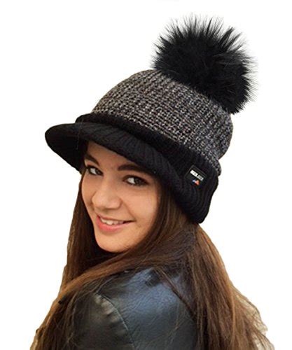 Descuento 2024 Gorro De Lana Con Visera Mujer