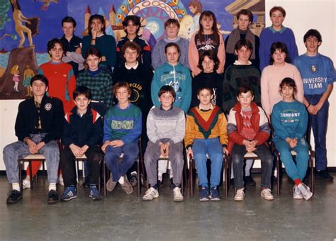 Photo De Classe 6ème D Ou 5ème C à Confirmer De 1986 Collège Georges