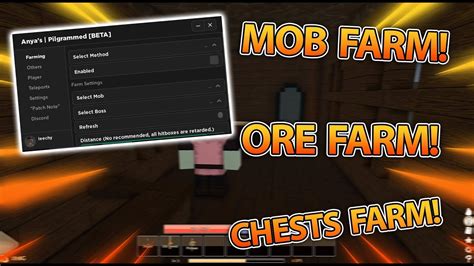 🔥🔥roblox Pilgrammed Script Mob Farm Godmode Ore Farm And More🔥🔥 Youtube