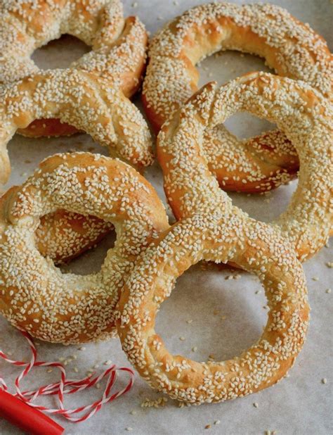 Easy Greek Bread Rings With Sesame Seeds Koulouria Artofit