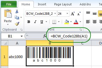 Download Code 128 Barcode Font For Excel Free - texever