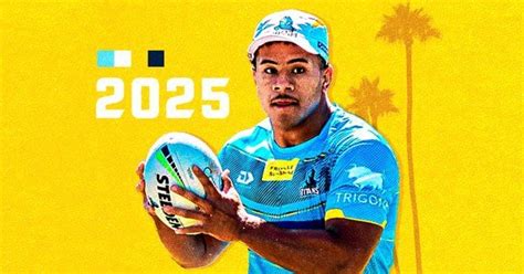 History Making Captain Graduates To Titans Nrl Squad Josiah Pahulu