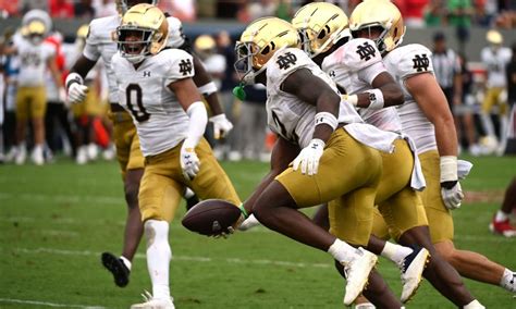 College Football One Outlet Has Notre Dame Knocking On Door Of Top 5