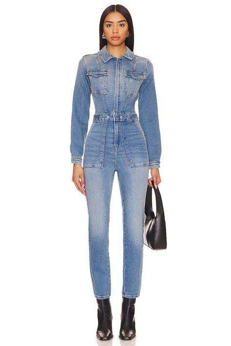 Good American Fit For Success Jumpsuit In Blue691 Revolve