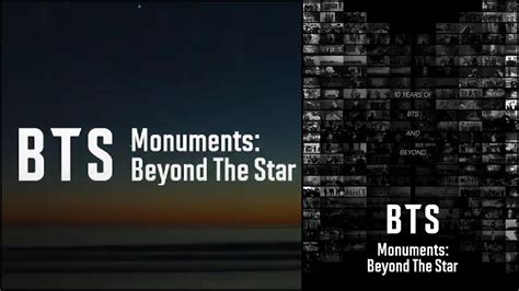 BTS intrigues ARMY with black and white poster for 'BTS Monuments ...