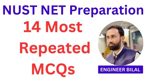 NUST Entry Test Preparation Most Repeated 14 MCQs With Solutions From