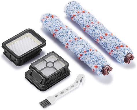 2 Multi Surface Brush Rolls And 2 Replacement Filters For Bissell 17132