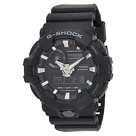 Casio G Shock GA 700 Series Mens Analog Digital Watch Black GA 700