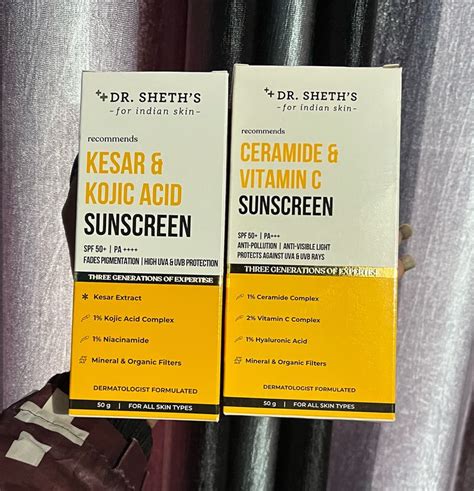 Sunscreen Dr Sheths Sunscreen Kojic Acid Ceraminde Spf Freeup