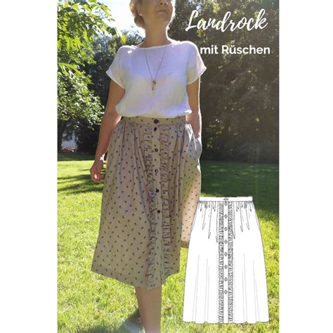 Patron Jupe Folklore Femme Pdf Landrock Dirndl Schnitte En Allemand