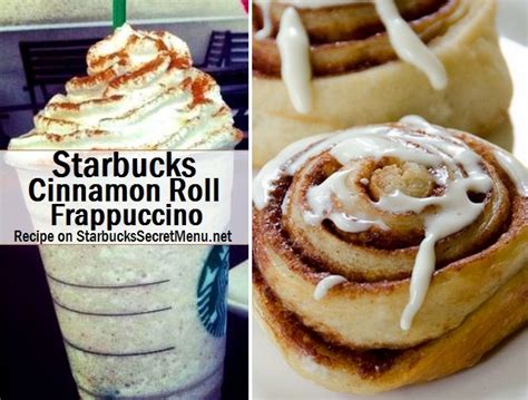 Starbucks Cinnamon Roll Frappuccino Starbucks Secret Menu Recetas