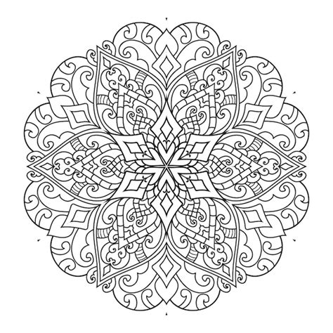 Mandalas para colorir páginas de livro de colorir Página de livro de