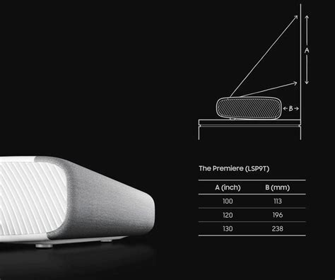 Samsung Lsp T Premiere Triple Laser K Smart Projector Selby