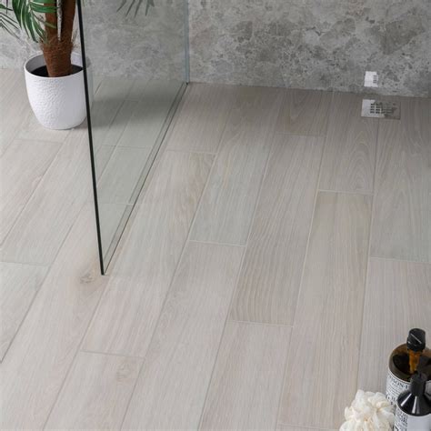 Hamptons Lime Washed White Wood Effect Porcelain Floor Tiles Walls And Floors