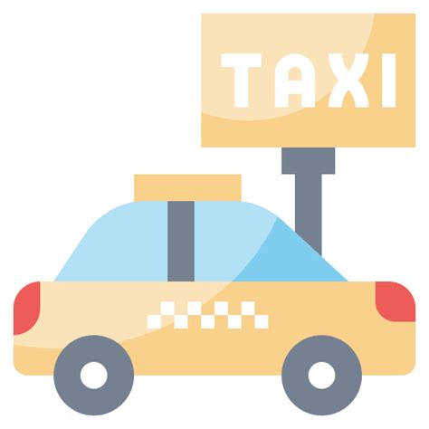 Taxi Taxi Transporte Autom Vil Iconos Industria E Infraestructuras