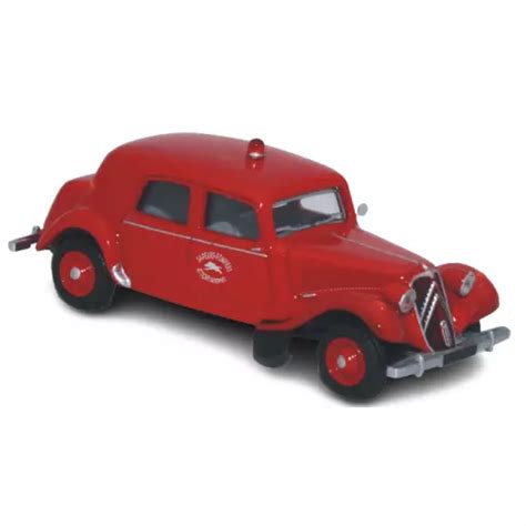 Voiture Pompiers Des Ardennes Citro N Traction B Rouge Sai