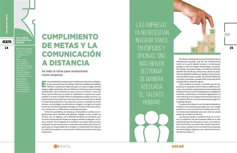 Conexión 11 UDLAP Cumplimiento de metas y la comunicación a distancia