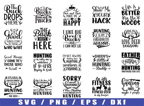 Hunting SVG Bundle Graphic By Shahtech50 Creative Fabrica