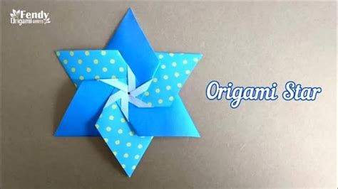 Origami 6 Point Star With Snowflake Revised 折纸六角星 Youtube