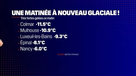 Des températures jusqu à 11 5C où fait il le plus froid en France