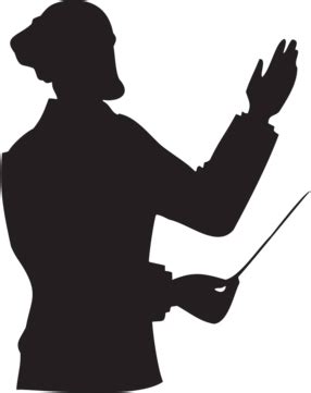 Female Conductor Silhouette