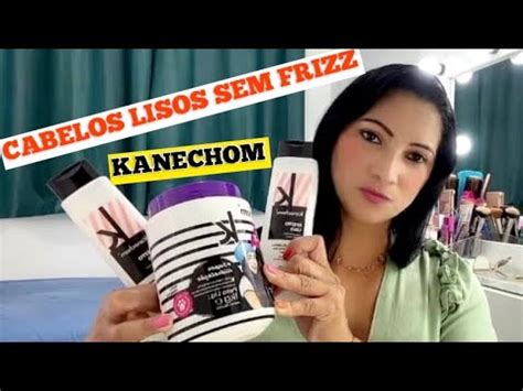 SHAMPOO CONDICIONADOR MÁSCARA CONDICIONANTE KANECHOM EFEITO LISO