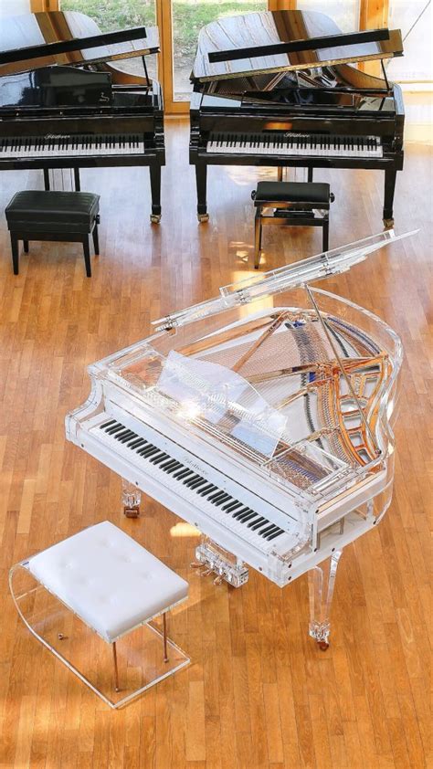 iDyllic Excellence Transparent Piano Bluthner Lucid Pianos Blüthner