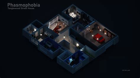 Phasmophobia - Voxel Art - Tanglewood Street House - YouTube