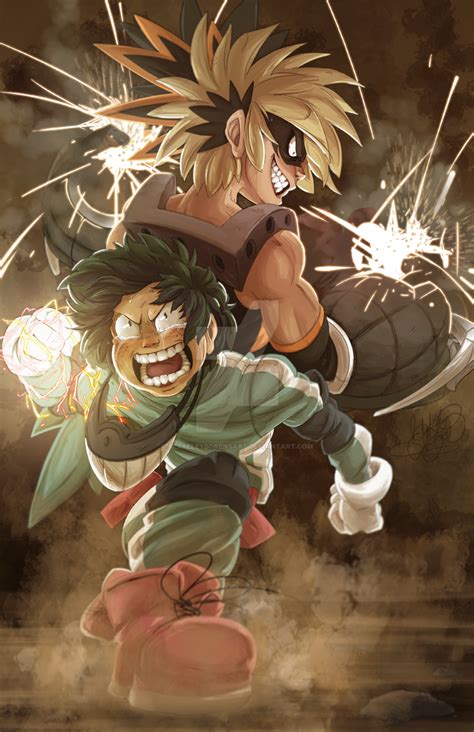 Deku Vs Kacchan By Blakeleyborensart On Deviantart