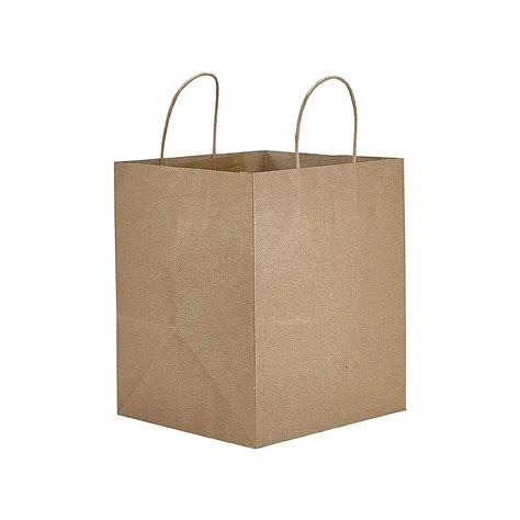 X X Kraft Twisted Handle Paper Bags Case Canada Brown