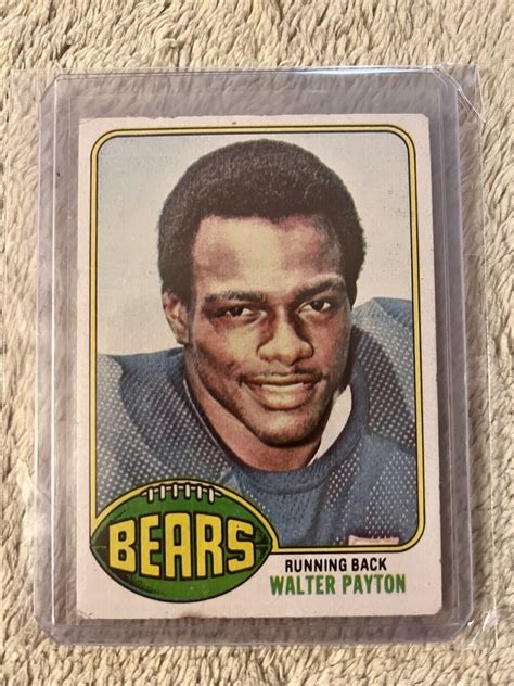 Topps Walter Payton Rc Ebay