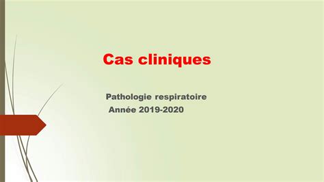 Solution Cas Cliniques Insuffisance Respiratoire Aigue Correction