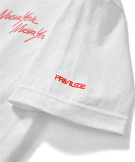 Privilege（プリビレッジ）の「プリビレッジ Privilege ヌエバヨーク ワンポイント プリント 半袖 Tシャツ