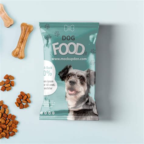 Free Cat or Dog Food Packaging Box Mockup | PSD Template