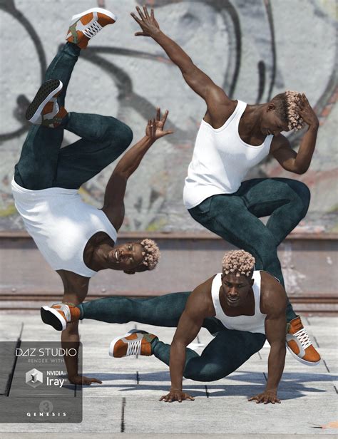 Capsces Hip Hop Poses and Expressions for Genesis 3 Male(s) | Daz 3D