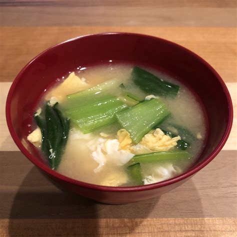 Bok Choy Miso Soup Recipe Pure Japan