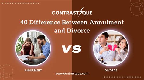 40 Difference Between Annulment And Divorce