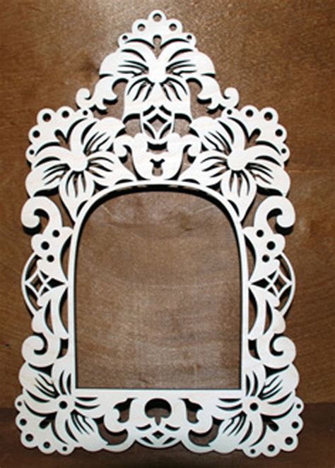 Decoration Mirror Frame Design Dxf File Vectors File