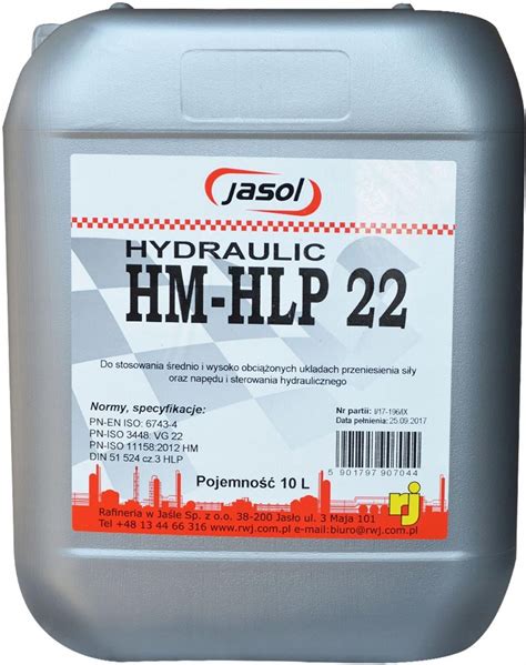 Jasol Olej Hydrauliczny Hlp 22 10L Jak Mobil Dte Opinie I Ceny Na