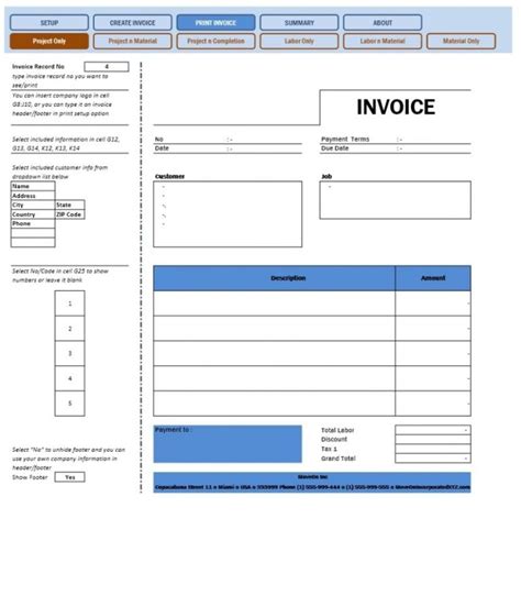 Libreoffice Invoice Template Invoice Template Invoice Pertaining To