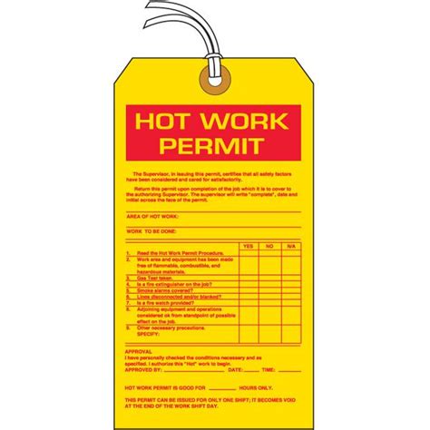 Hot Work Permit Logo