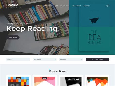 Book Store Bootstrap Template Pulp