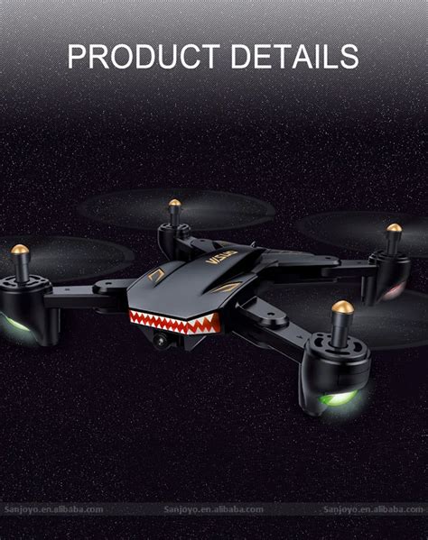 Battle Shark Visuo Xs S Wifi Fpv Drone With P Camera Headless Mode