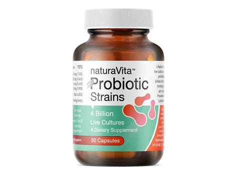 Probiotic Strains 4 Billion Live Cultures Dietary Supplements