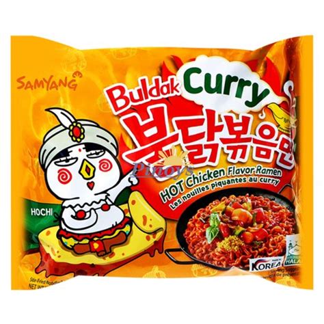 Hot Curry Chicken Flavour Ramen 140 G Samyang Pinoys Eu