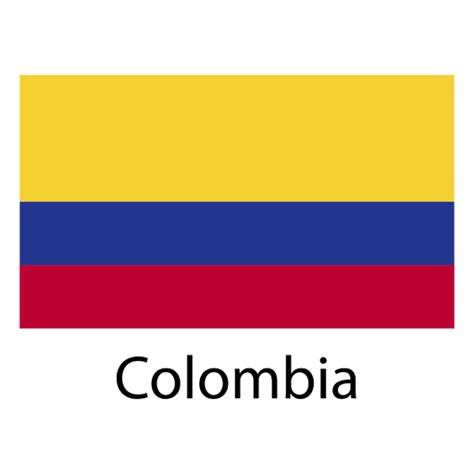 Colombia national flag - Transparent PNG & SVG vector file