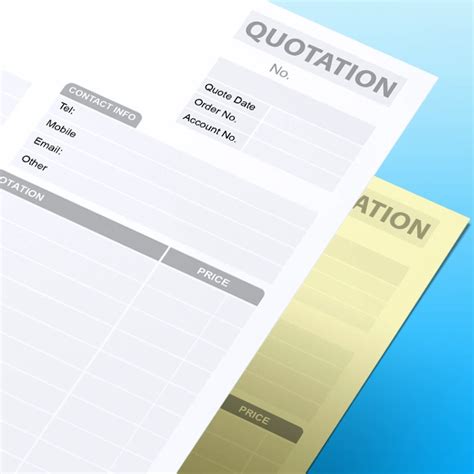 quotation form  quotation form templates     quotation